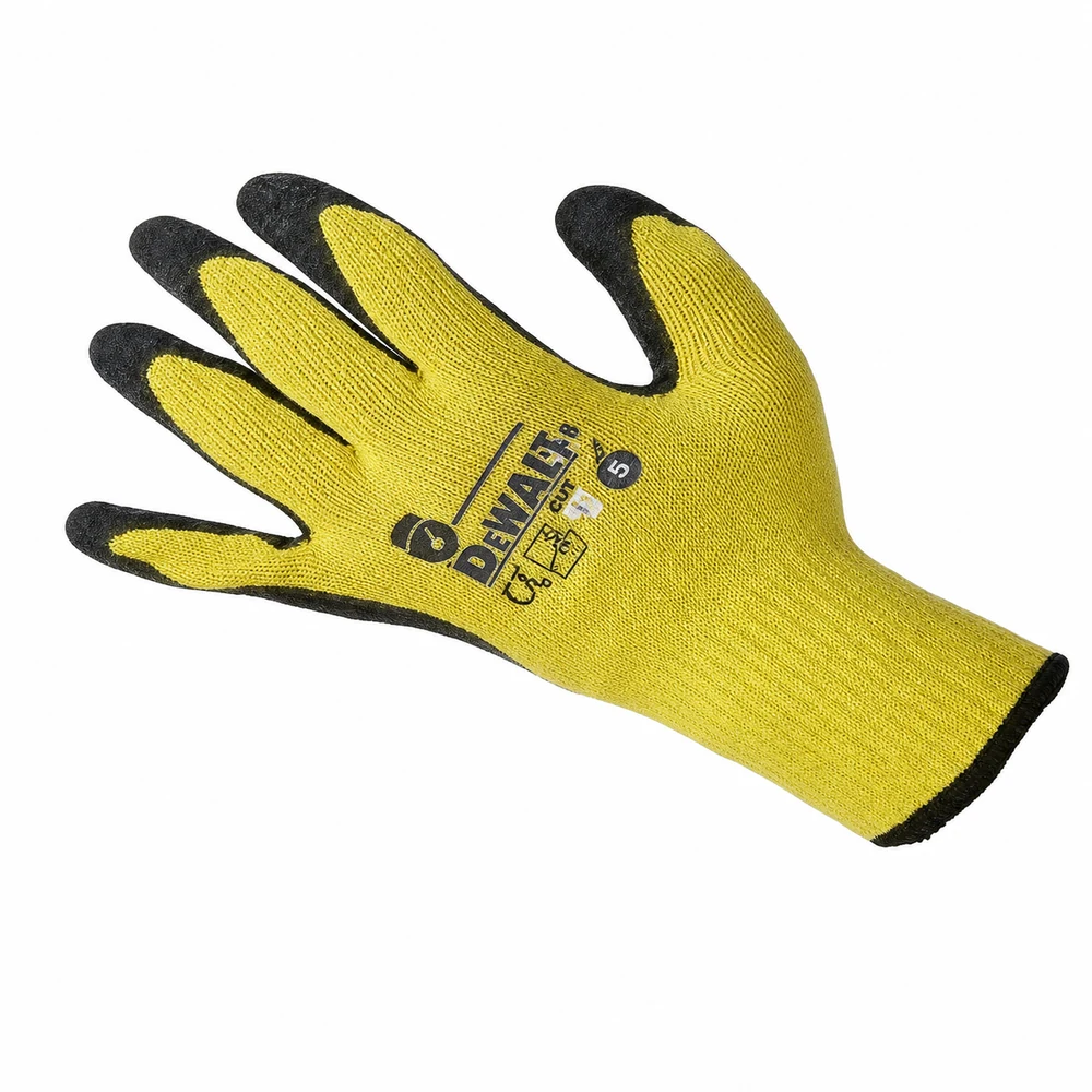 Guante anticorte amarillo con negro